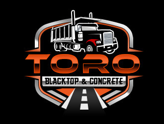 Toro Blacktop & Concrete logo design by ProfessionalRoy