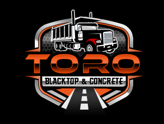 Toro Blacktop & Concrete logo design by ProfessionalRoy