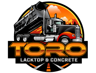 Toro Blacktop & Concrete logo design by THOR_
