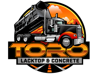 Toro Blacktop & Concrete logo design by THOR_
