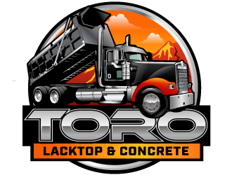 Toro Blacktop & Concrete logo design by THOR_