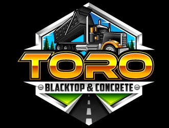 Toro Blacktop & Concrete logo design by Suvendu