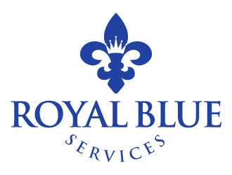 Royal Blue Services logo design by SDLOGO