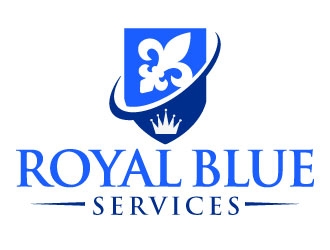 Royal Blue Services logo design by SDLOGO