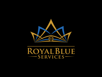 Royal Blue Services logo design by nandoxraf