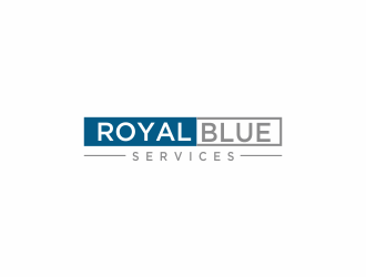 Royal Blue Services logo design by afra_art