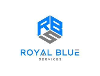 Royal Blue Services logo design by BrainStorming