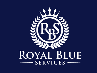 Royal Blue Services logo design by THOR_