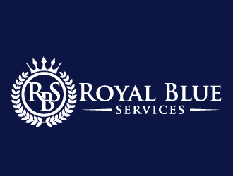 Royal Blue Services logo design by THOR_