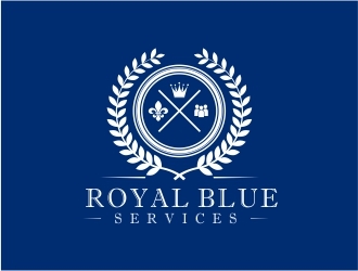 Royal Blue Services logo design by Alfatih05