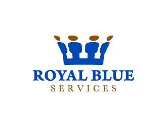 Royal Blue Services logo design by anchorbuzz
