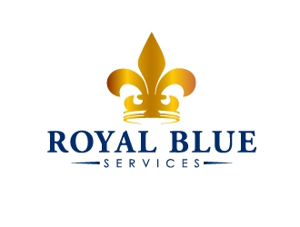 Royal Blue Services logo design by Marianne