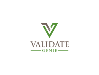 ValidateGenie logo design by menanagan