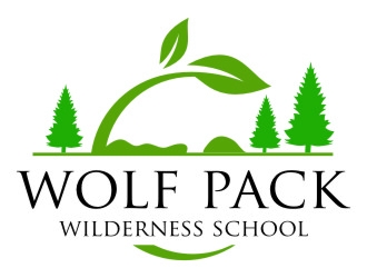 Wolf Pack Wilderness School logo design by jetzu