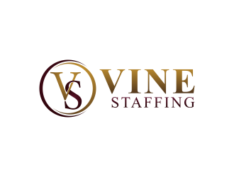 Vine Staffing logo design by pakNton