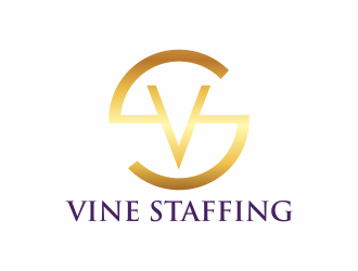 Vine Staffing logo design by luckyprasetyo