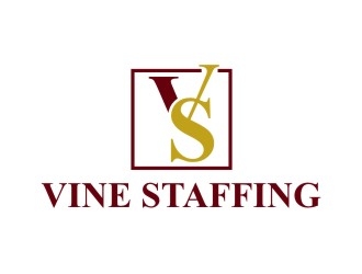 Vine Staffing logo design by dibyo
