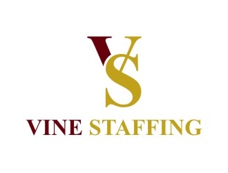 Vine Staffing logo design by dibyo