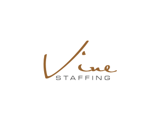 Vine Staffing logo design by bricton
