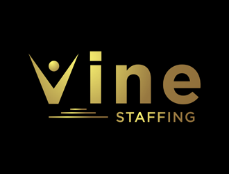 Vine Staffing logo design by clayjensen