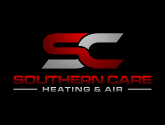 Southern Care Heating & Air logo design by p0peye