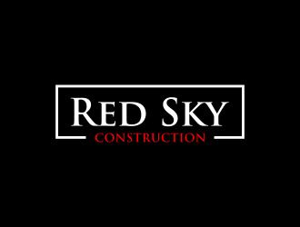 Red Sky Construction  logo design by ammad