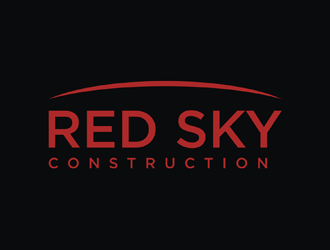 Red Sky Construction  logo design by Jhonb