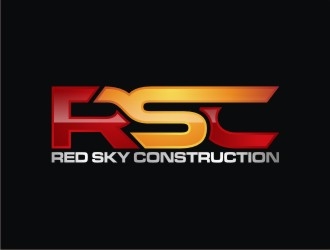 Red Sky Construction  logo design by agil