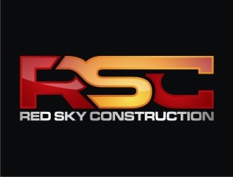 Red Sky Construction  logo design by agil