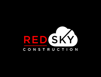 Red Sky Construction  logo design by jancok