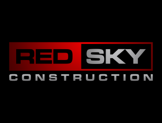 Red Sky Construction  logo design by p0peye
