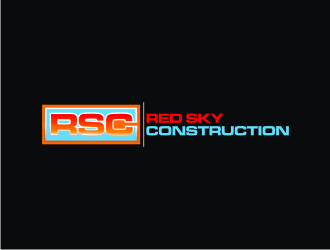 Red Sky Construction  logo design by Diancox