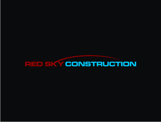 Red Sky Construction  logo design by Diancox