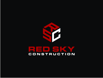 Red Sky Construction  logo design by logitec