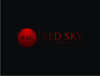 Red Sky Construction  logo design by cecentilan