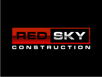 Red Sky Construction  logo design by nurul_rizkon