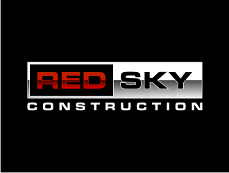 Red Sky Construction  logo design by nurul_rizkon