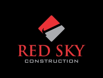 Red Sky Construction  logo design by cikiyunn