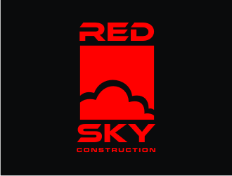 Red Sky Construction  logo design by christabel
