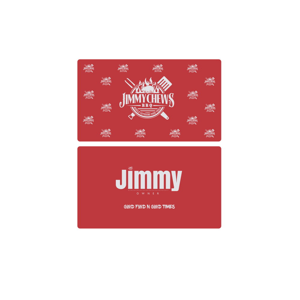 Jimmy Chews BBQ logo design by TMOX