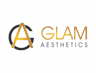 Glam Aesthetics logo design by up2date