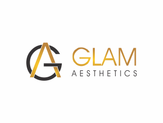 Glam Aesthetics logo design by up2date