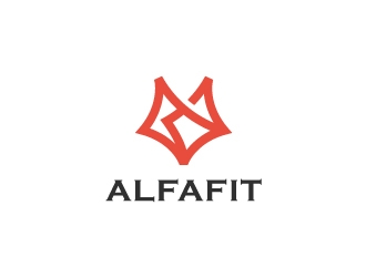 Alfafit logo design by nehel