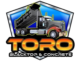 Toro Blacktop & Concrete logo design by uttam