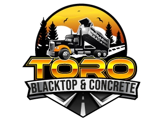 Toro Blacktop & Concrete logo design by Suvendu