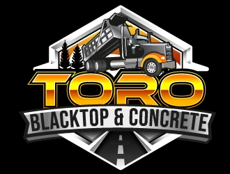 Toro Blacktop & Concrete logo design by Suvendu
