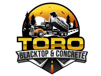 Toro Blacktop & Concrete logo design by Suvendu