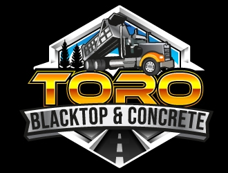 Toro Blacktop & Concrete logo design by Suvendu
