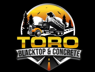Toro Blacktop & Concrete logo design by Suvendu