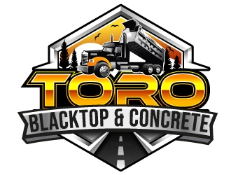 Toro Blacktop & Concrete logo design by Suvendu